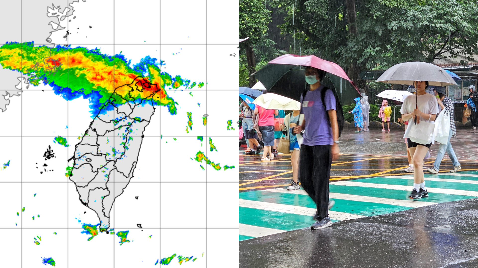 ５縣市雨彈狂炸！科羅旺颱風原地打轉、外圍環流掃台，直到這天才轉晴