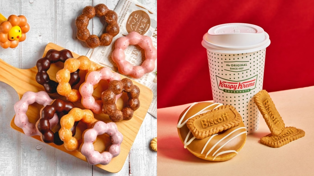 Mister Donut對中「這５字」買５送２！Krispy Kreme蓮花餅乾聯名回歸＋買一送一
