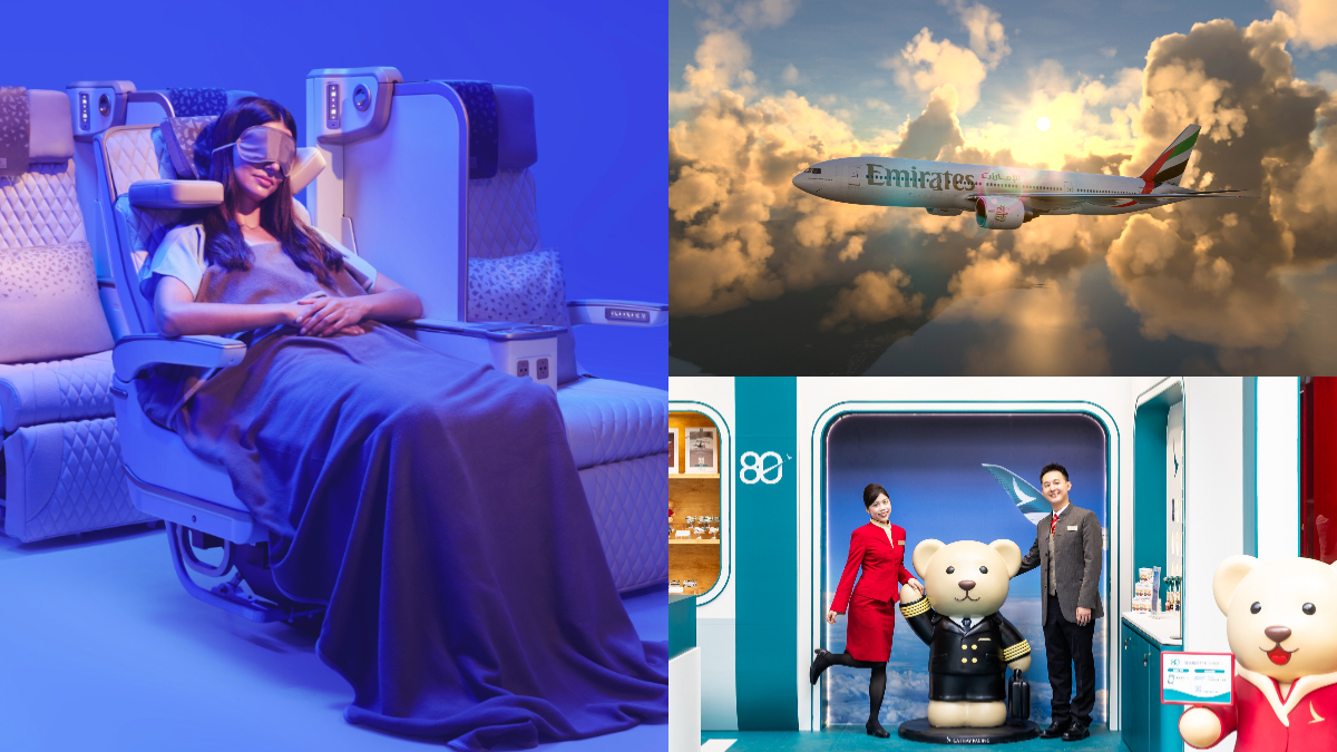 全球首款！阿聯酋航空豪華經艙「小包廂」電動隔板座椅，國泰快閃展同步登場