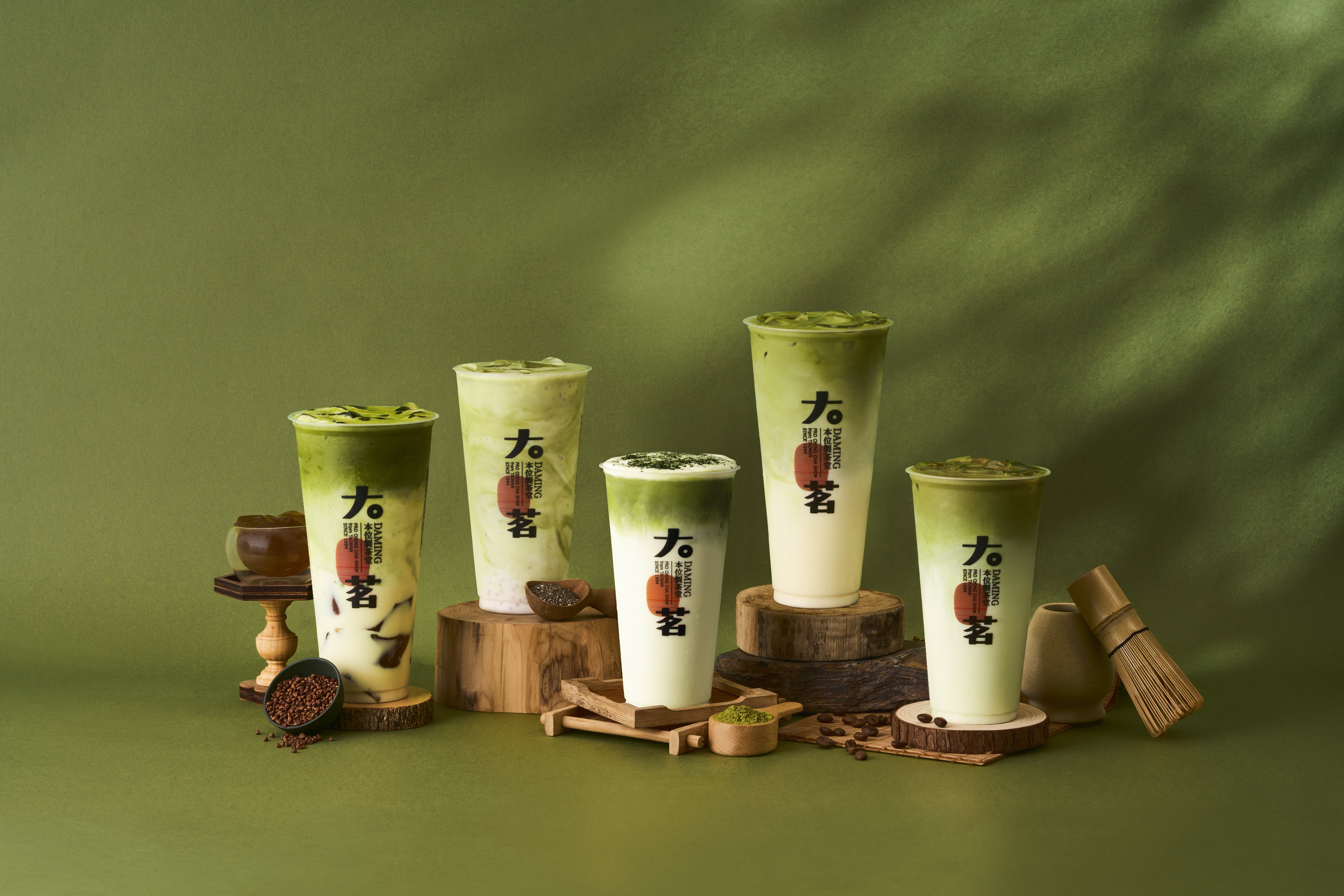 大茗５款抹茶新品洗版！海苔＋酪梨奶蓋太狂，蕎麥凍、Espresso一次喝